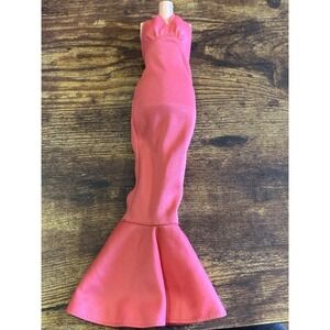 Mego Original Vintage Cher Barbie Doll 1976 Hot Pink Halter Dress Mermaid